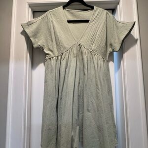 SHEIN Light Green Mini Dress